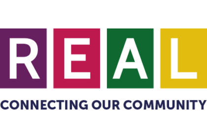 REAL Connecting Our Community logo